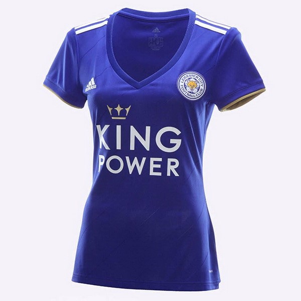 Camiseta Leicester City 1ª Mujer 2018-2019 Azul